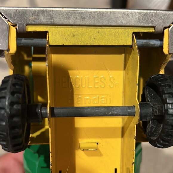 Bandai HERCULESS Tin Toy Dump Truck Late 1960s Japan pressed steel toy - Picture 6 of 8